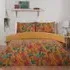 Safia Double Duvet Cover Set - Ochre
