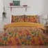 Safia Super King Duvet Cover Set - Ochre