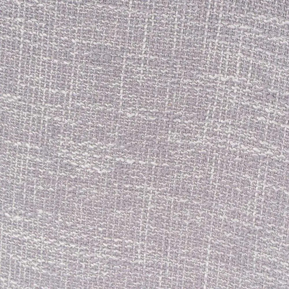 Salisbury Square Cushion with Frayed Trim - Grey, Boucle