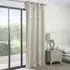 Sierra Foil Print Blackout Curtains - Natural