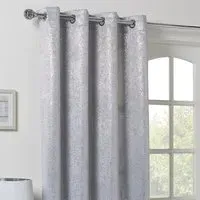 Silver Stardust Blackout Panel - Silver