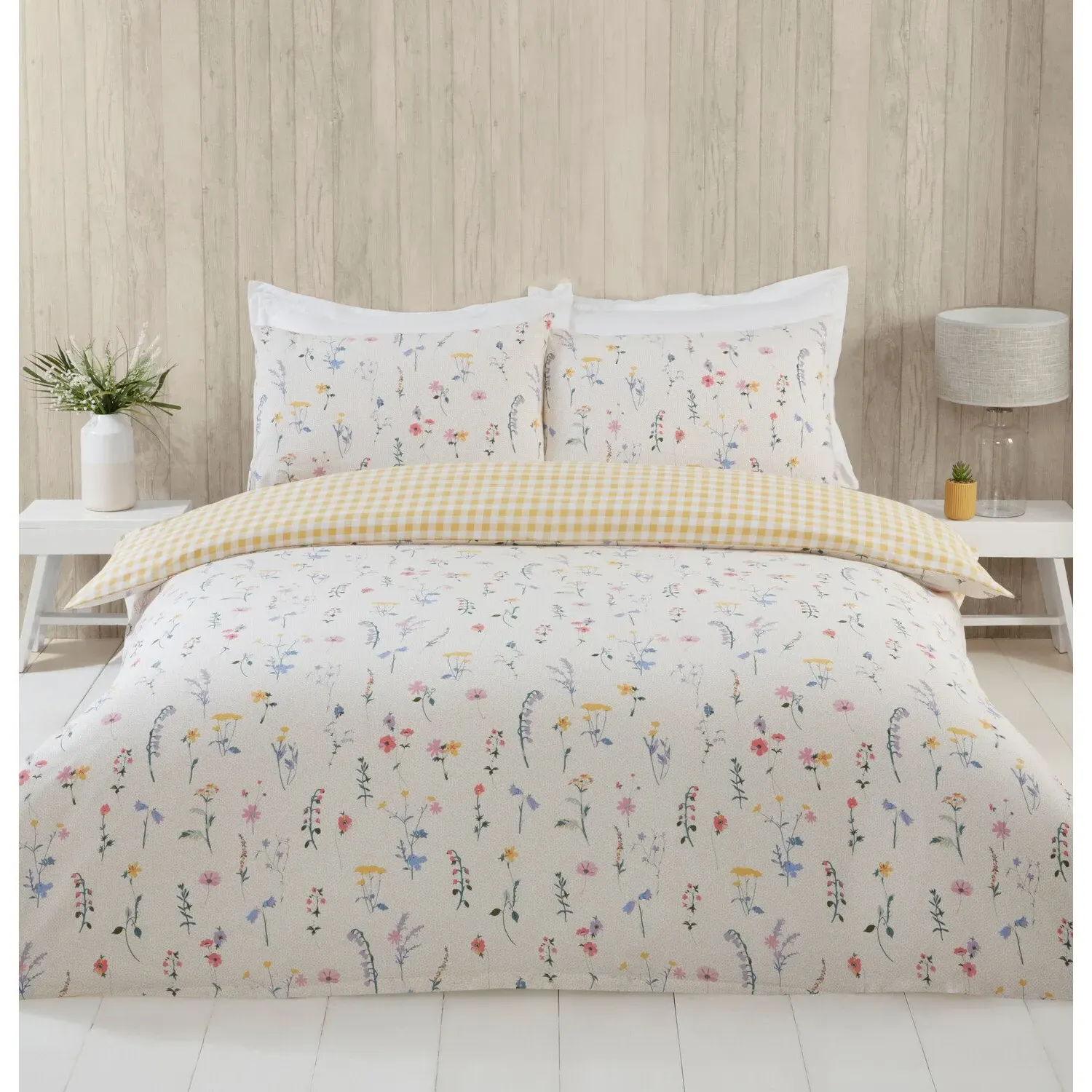 Single Meadow Flowers Duvet Set - Multi image