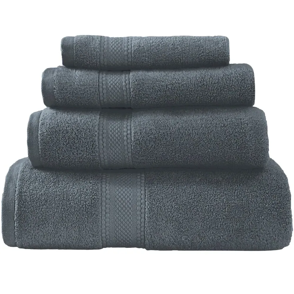 Soft Cotton Bath Towel - Grey image