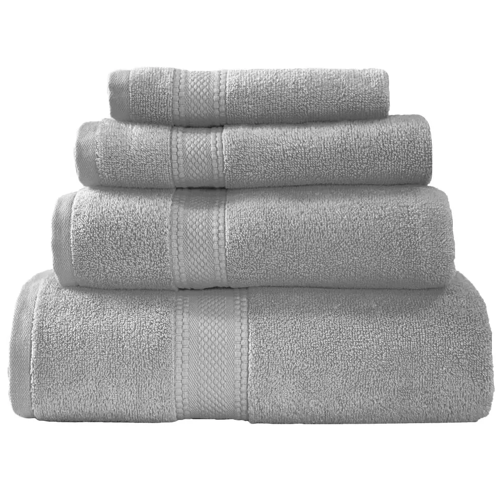 Soft Cotton Bath Towel - Pewter