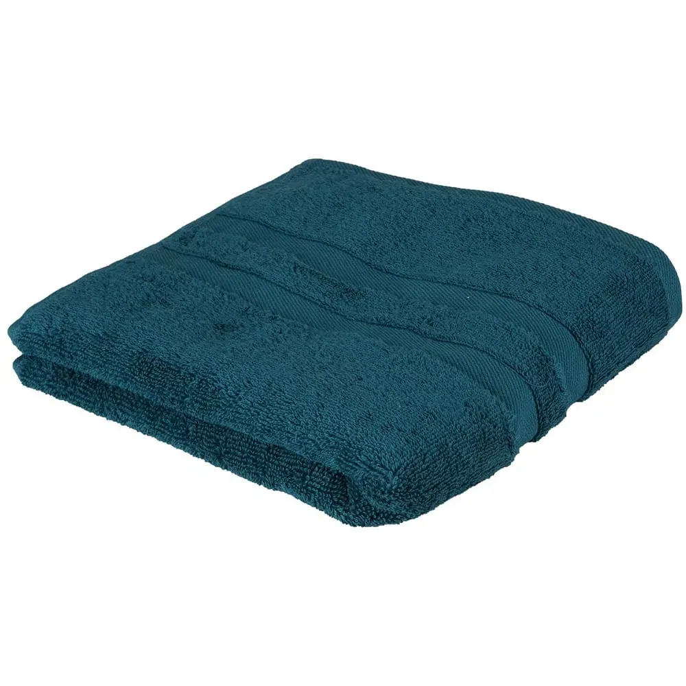 Soft Turkish Cotton Terry Dobby Hand Towel - Teal