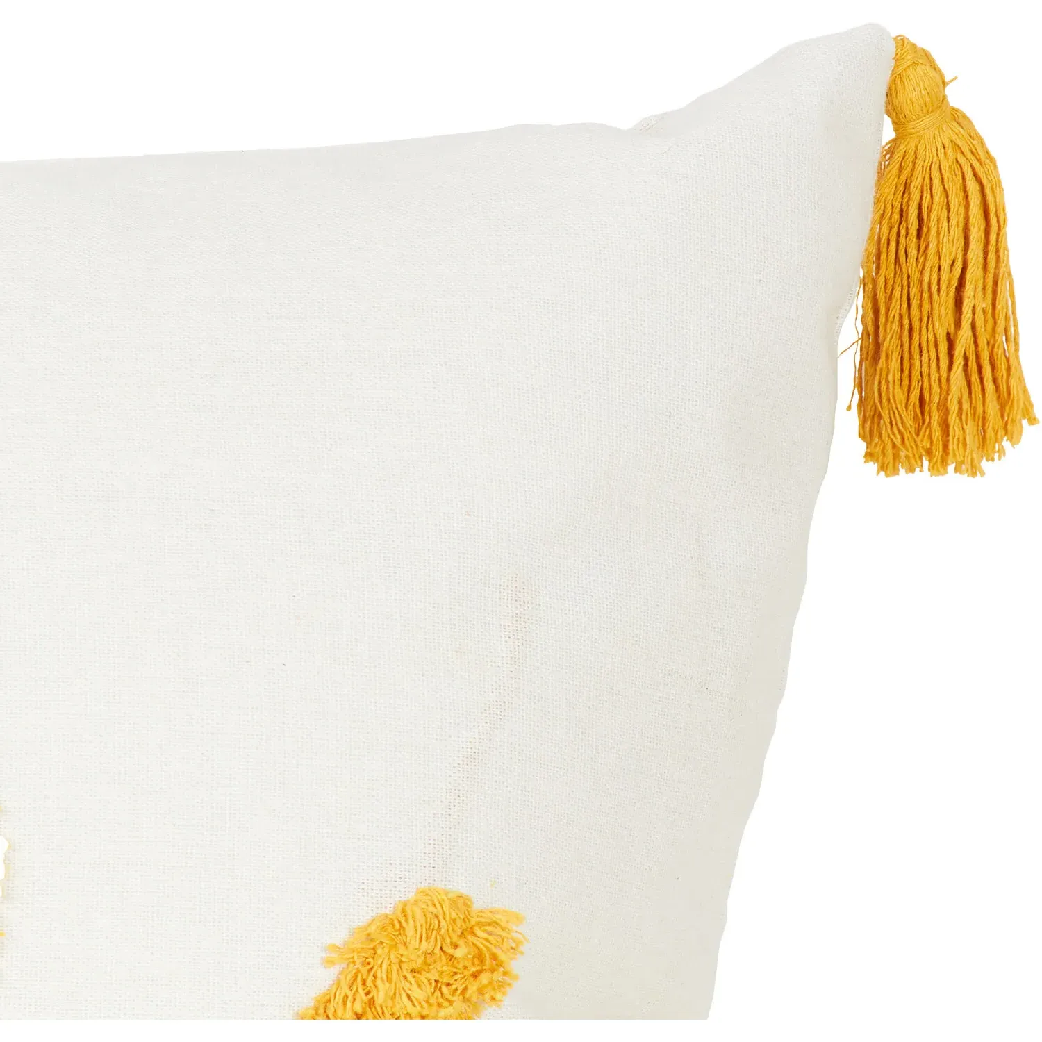 Soleil Tufted Cushion - Yellow