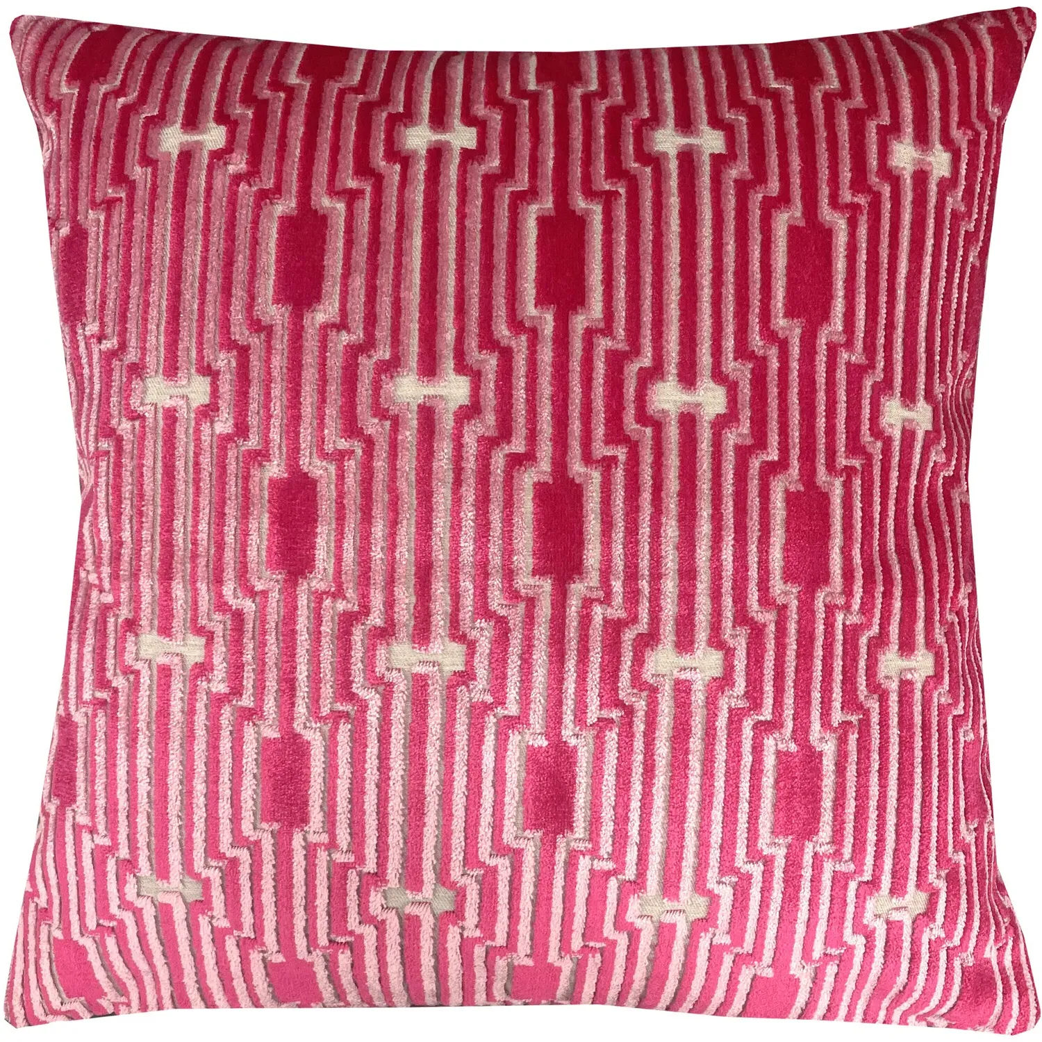 Sonara Geo Cushion - Pink