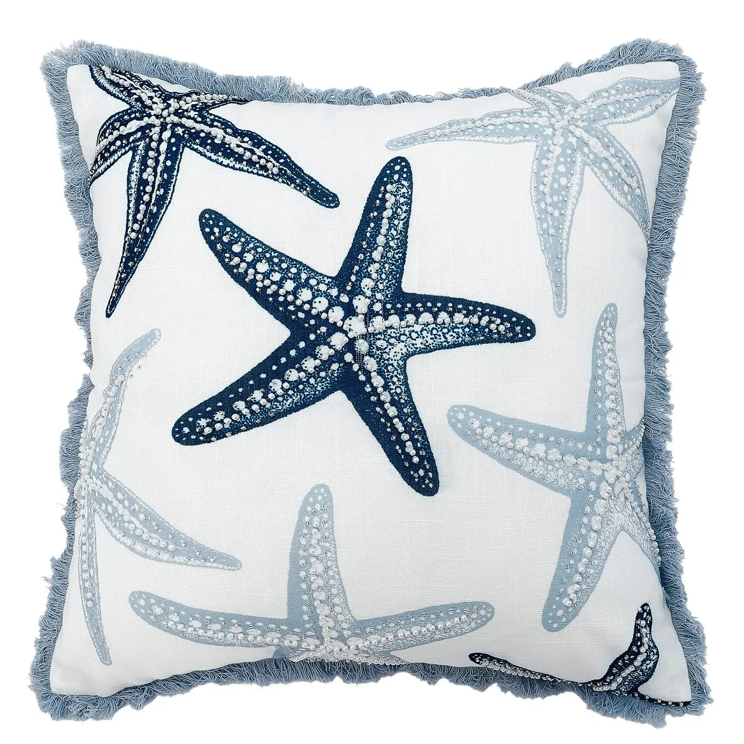 Starfish Cushion - Blue