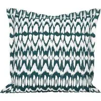 Sumatra Ikat Cushion - Teal