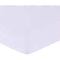 Super King Deep Fitted Sheet - White, Cotton
