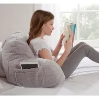 Teddy Cuddle Chair with Storage - Silver