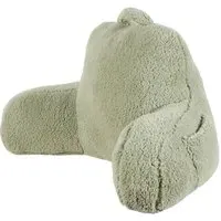 Teddy Fleece Cuddle Cushion - Sage