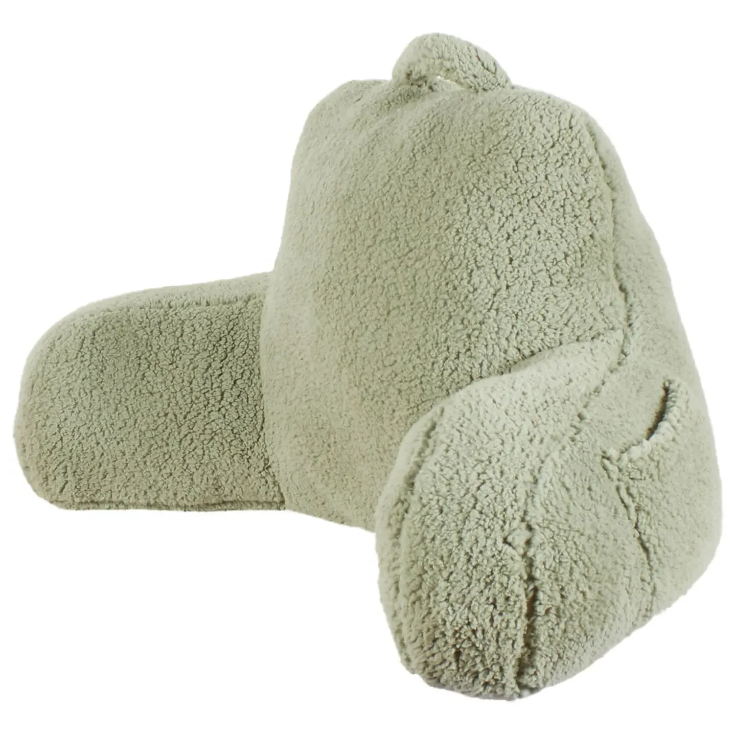 Teddy Fleece Cuddle Cushion - Sage image