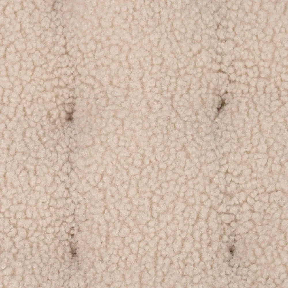 Teddy Fleece Seat Pad - Natural