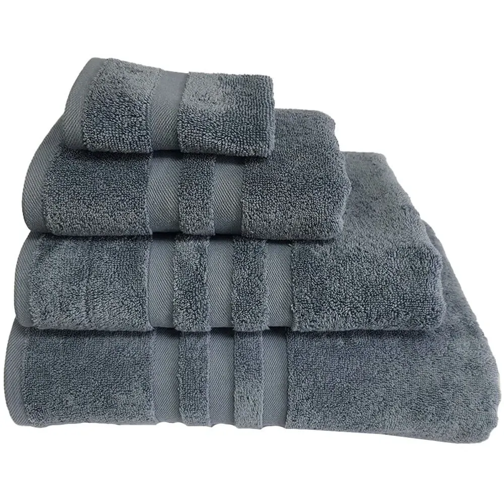 Turkish Cotton Hand Towel - Slate Blue