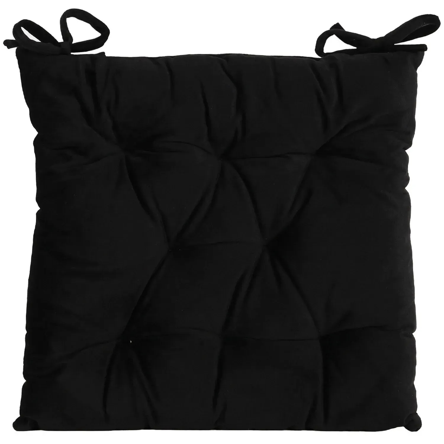 Velvet Seat Pad - Black image