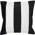 Velvet Stripe Cushion - Black