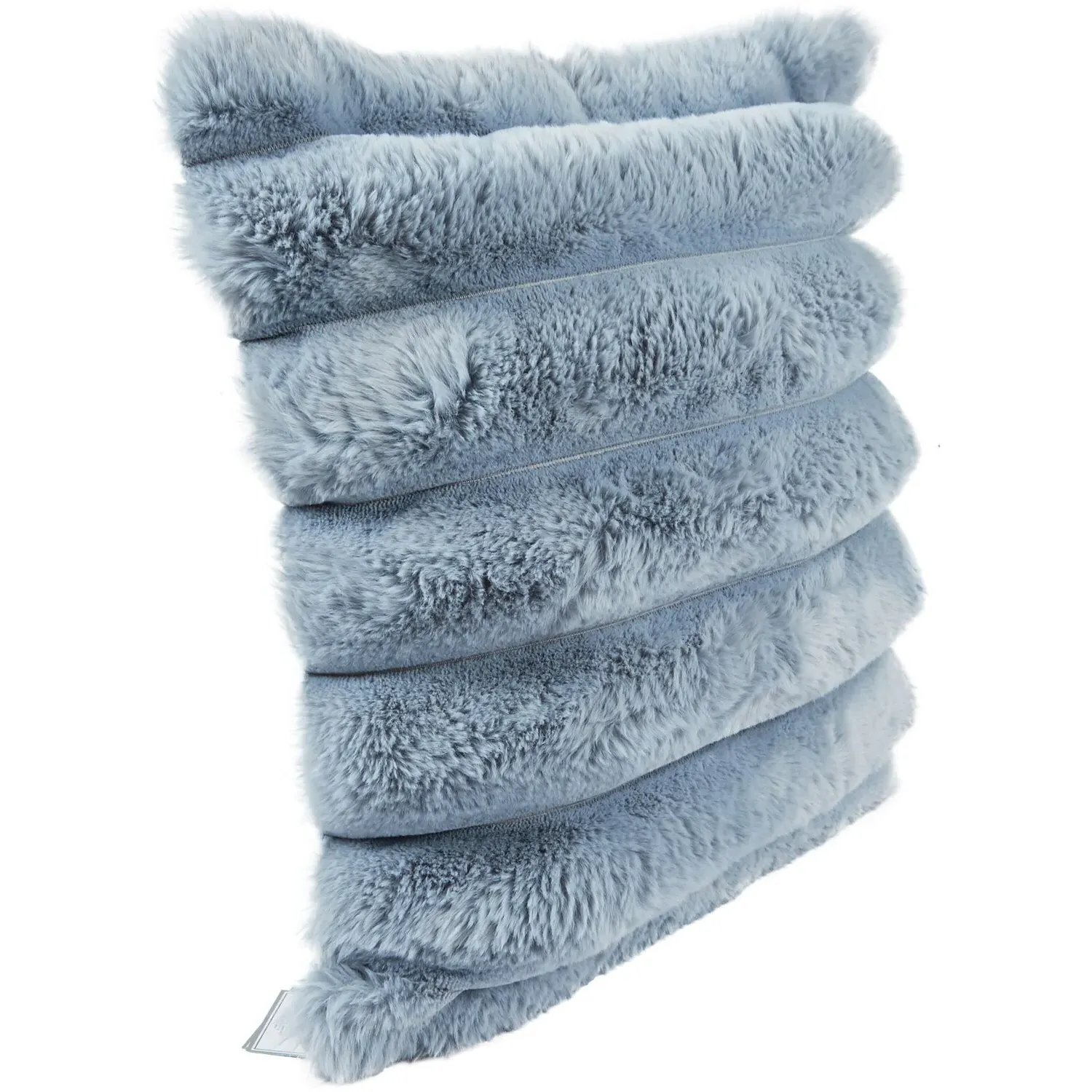 Verbier Faux Fur Cushion - French Blue