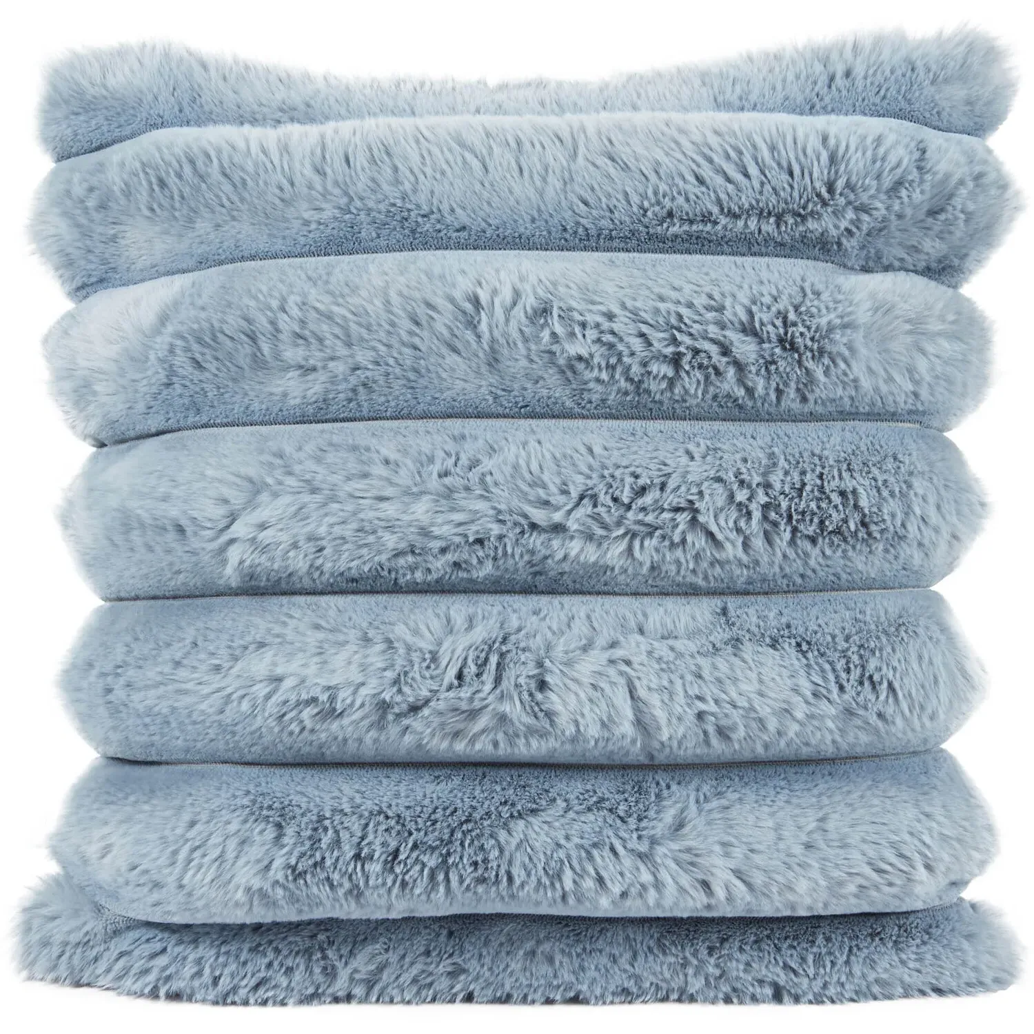 Verbier Faux Fur Cushion - French Blue image