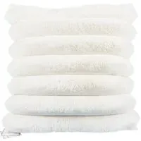 Verbier Faux Fur Cushion - Ivory