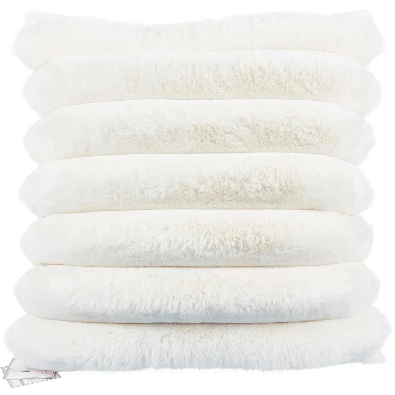 Verbier Faux Fur Cushion - Ivory
