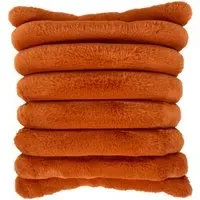 Verbier Faux Fur Cushion - Rust