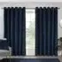 Vermont Velvet Blackout Curtains - Navy