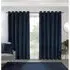 Vermont Velvet Blackout Curtains - Navy