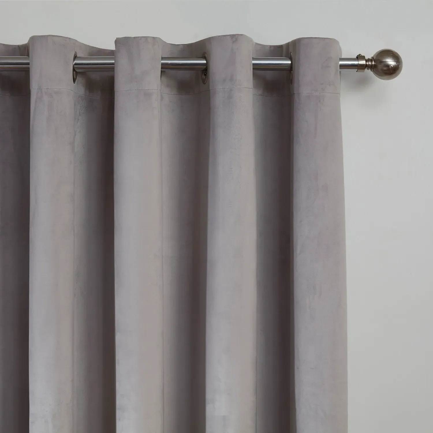 Vermont Velvet Blackout Curtains - Silver