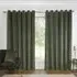 Vermont Velvet Blackout Curtains with Eyelets - Olive