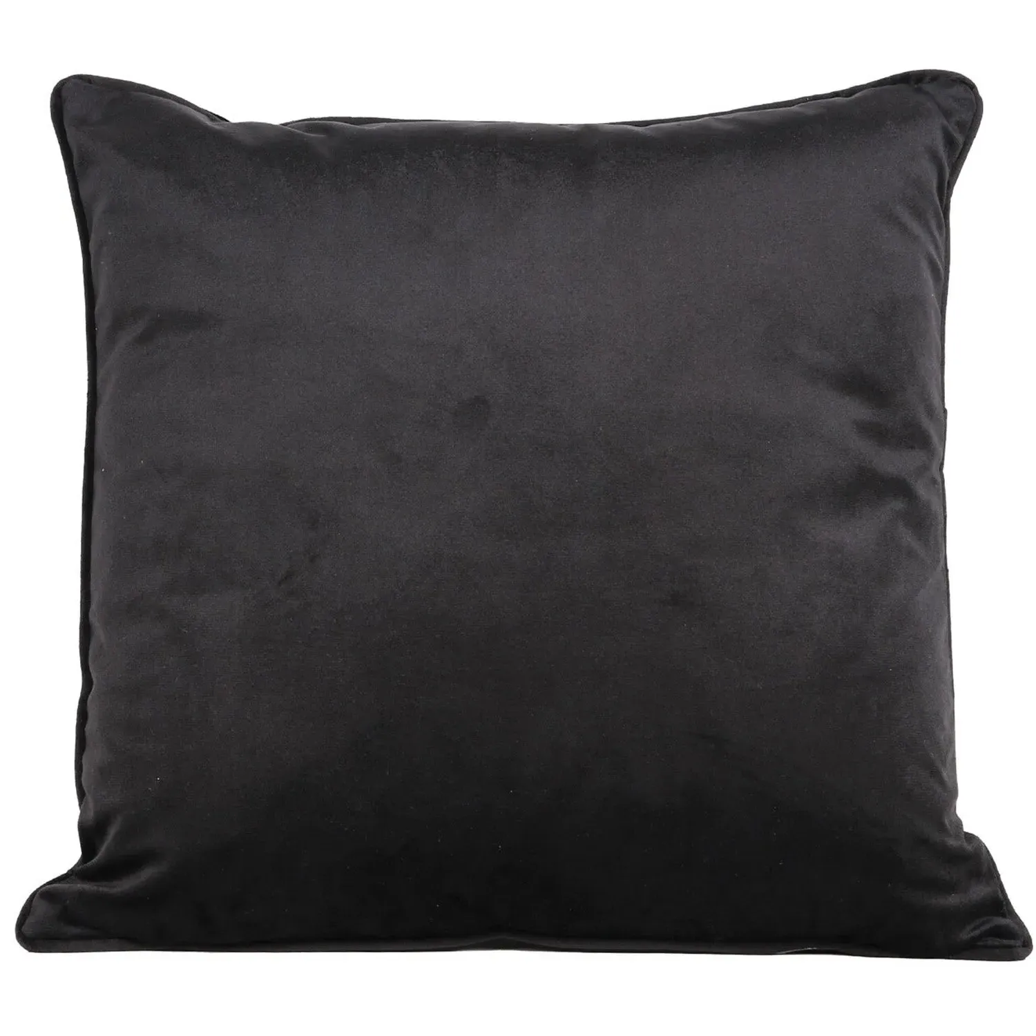 Vermont Velvet Cushion 45x45cm - Black image
