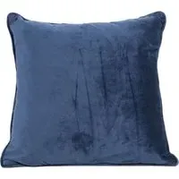 Vermont Velvet Cushion - Navy