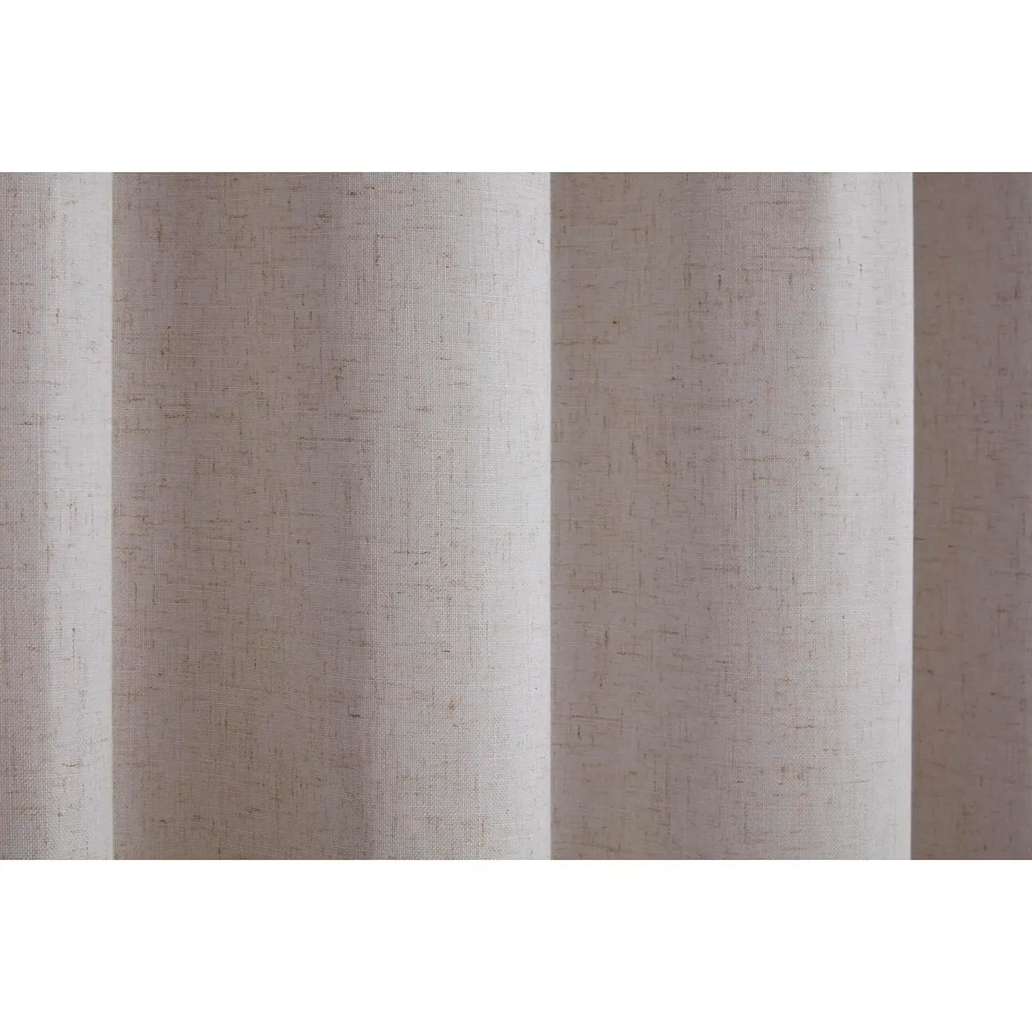 Verona Linen Look Blackout Curtains - Natural