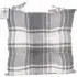 Vintage Check Seat Pad - Grey
