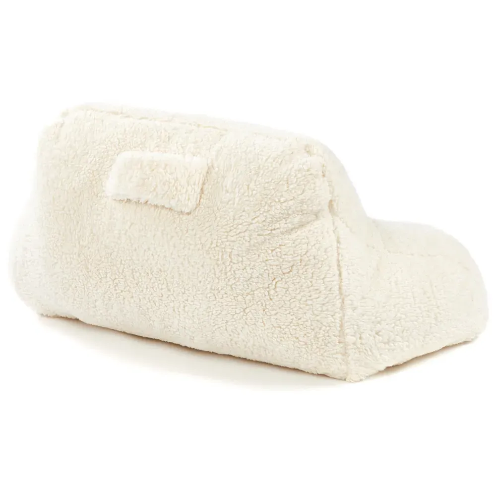 Huggleland Cuddle Cushion - Cream, Fleece