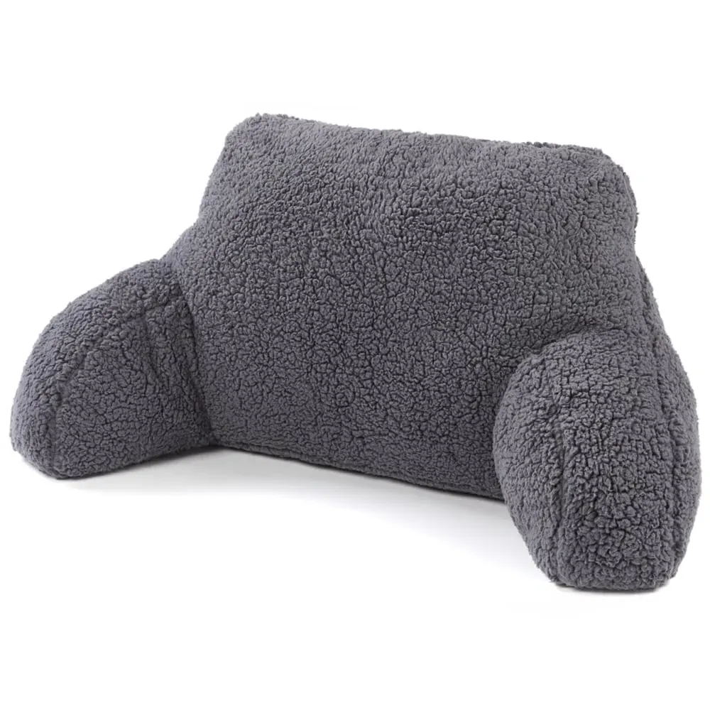Huggleland Cuddle Cushion - Grey, Fleece