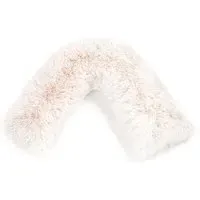 Huggleland V Shape Pillow - Pink, Faux Fur