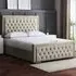 Allegra Super King Ottoman Bed with Headboard - Cream