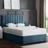 Amelia Double Upholstered Divan Bed with 4 Drawers - Blue