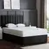 Amelia King Size Upholstered Divan Bed with 2 Drawers - Black