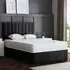 Amelia Super King Size Upholstered Divan Bed with 4 Drawers - Black