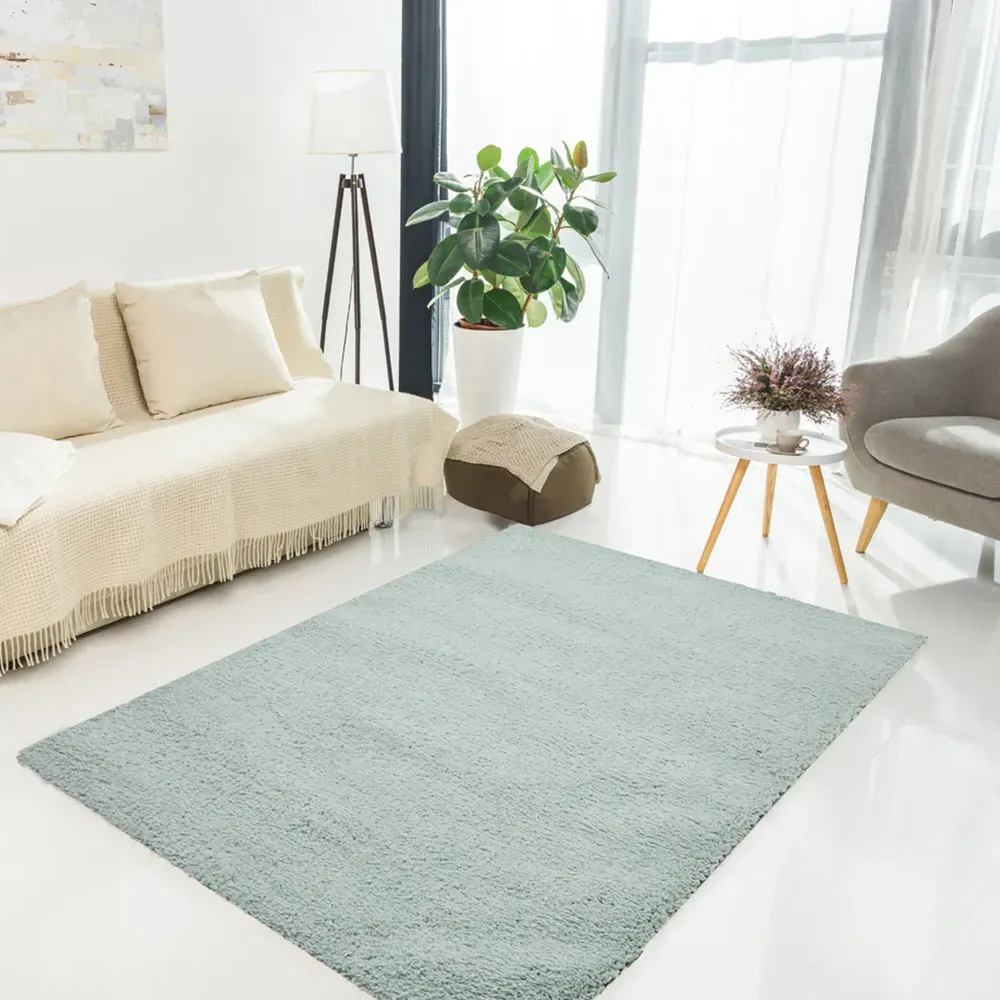 Cloud Luxe Plain Rug - Blue