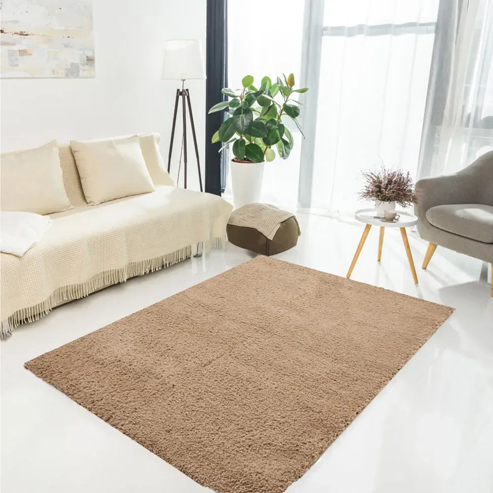 Cloud Luxe Plain Rug - Latte