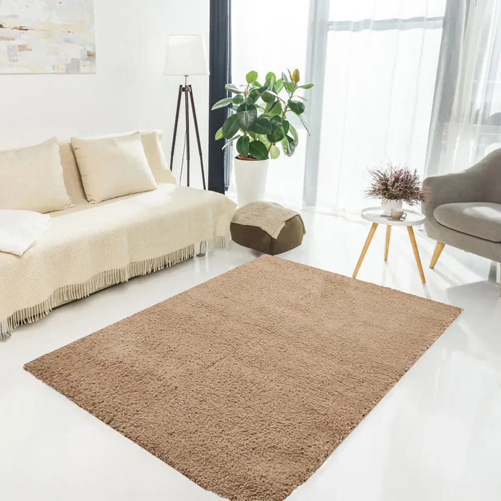 Cloud Luxe Plain Rug - Latte