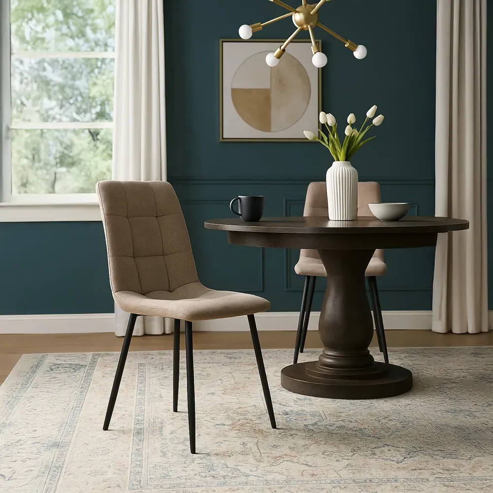 Colette Dining Chair Set of 2 - Silver Sega