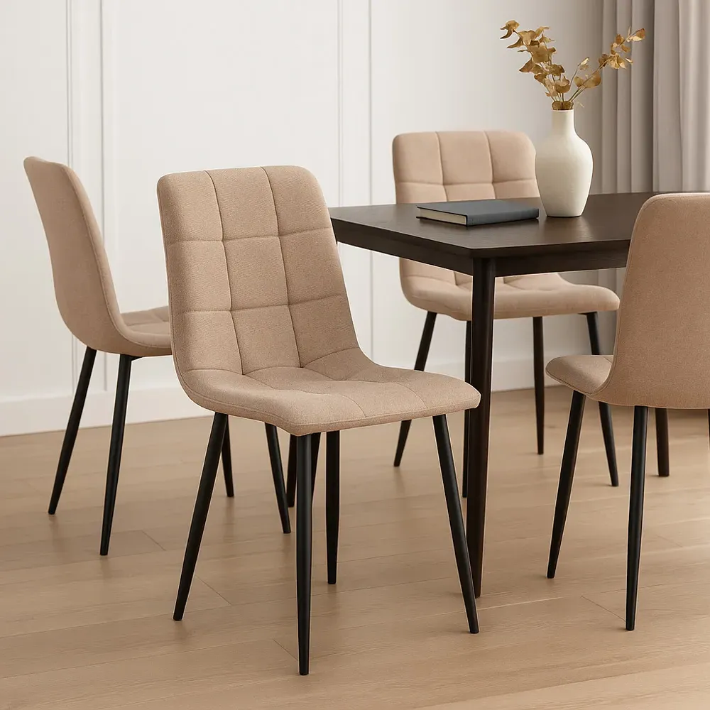 Colette Dining Chair Set of 2 - Silver Sega