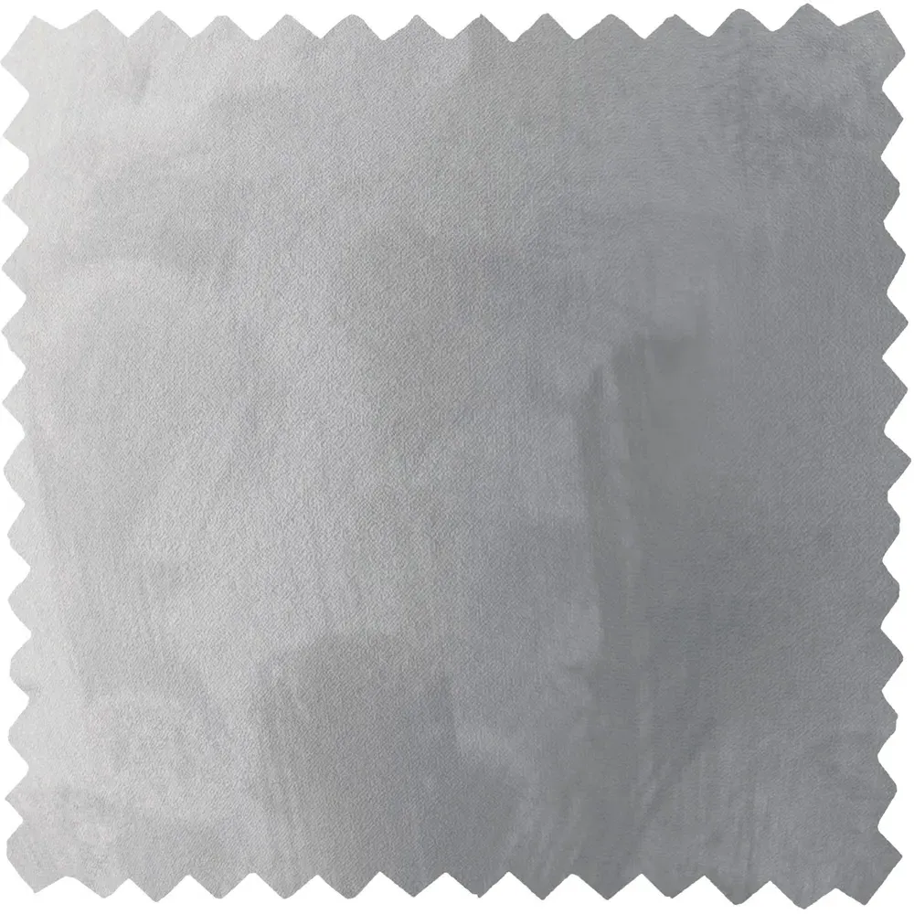 Elara King Size Winged Panel Ottoman Bed - Silver