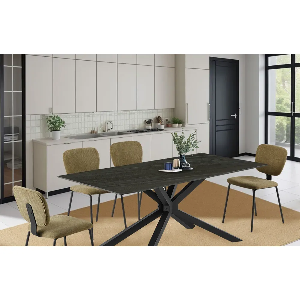 Elise Set of 2 Dining Chairs - Brown