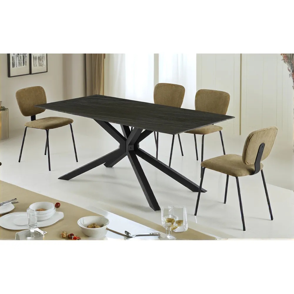 Elise Set of 2 Dining Chairs - Brown