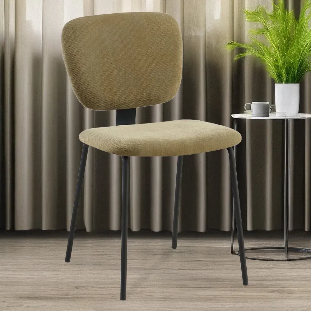 Elise Set of 2 Dining Chairs - Brown image